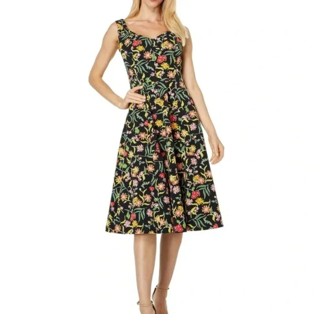 Kate Spade Rooftop Garden Floral Grace Dress - Size 0